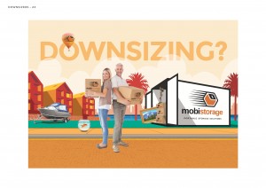 downsizing and decluttering mobistorage self storage is a great solution.