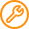 small orange tool icon